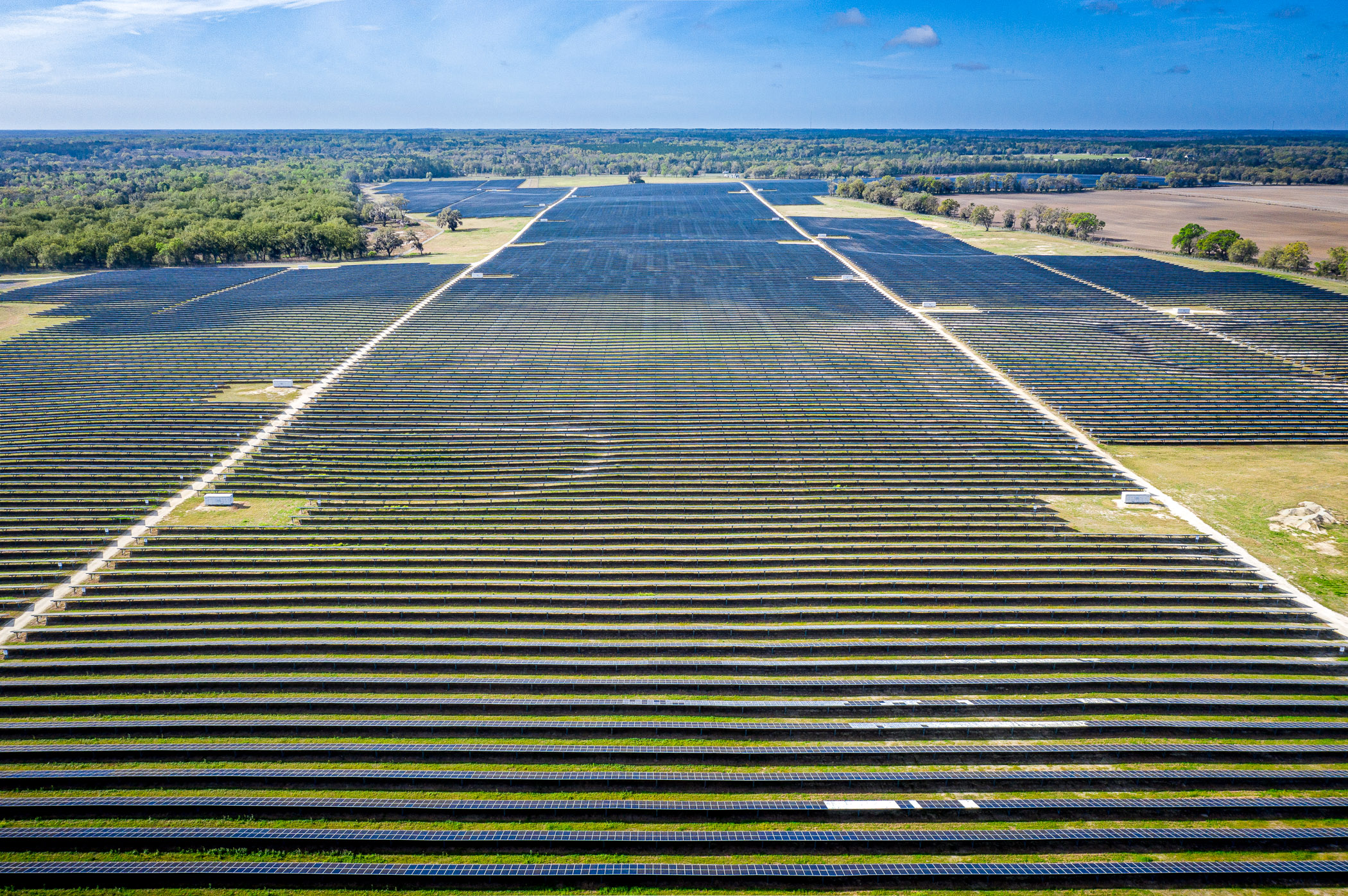 Solar Farm in Florida Captured by Atlanta Drone Pilot