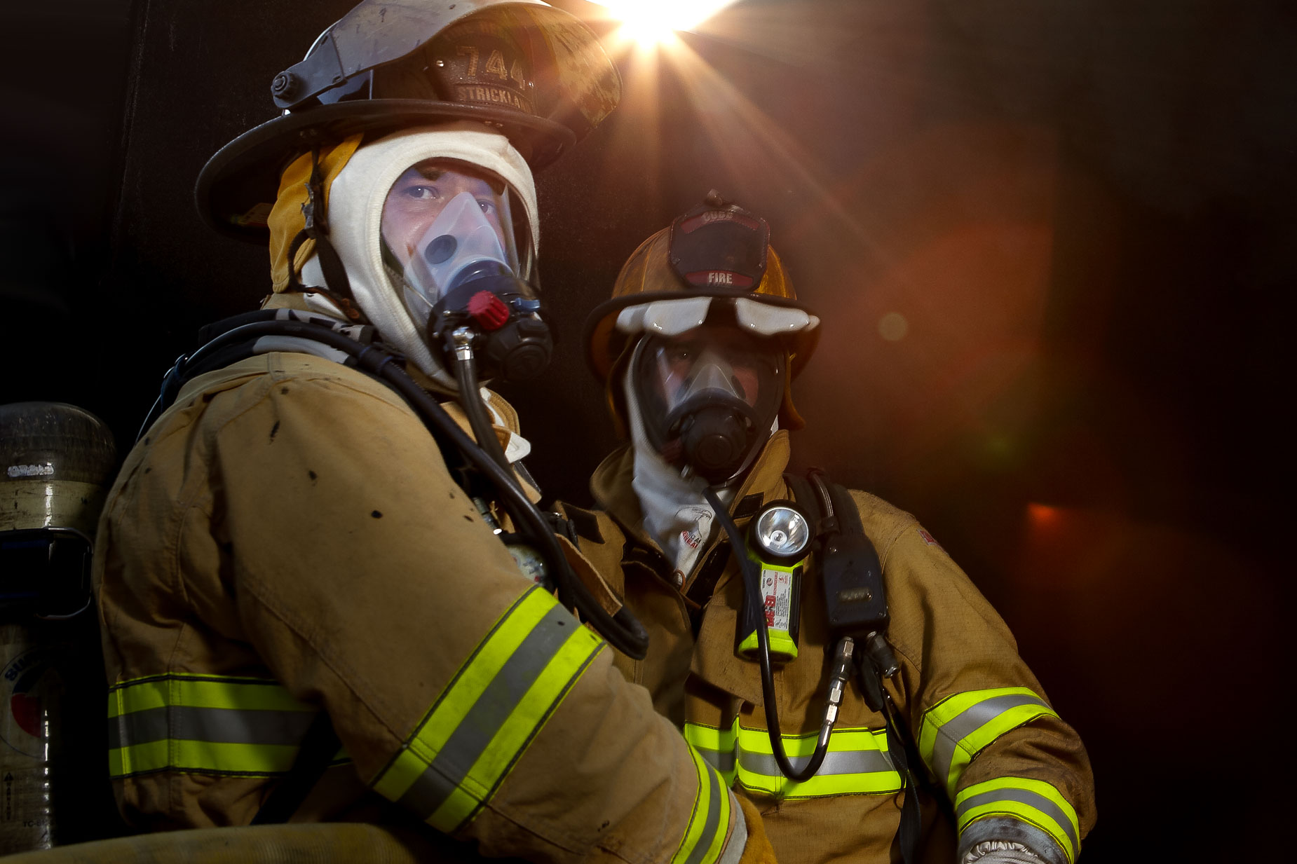 Atlanta Firemen Practice Drills - Photographer Gregory Campbell