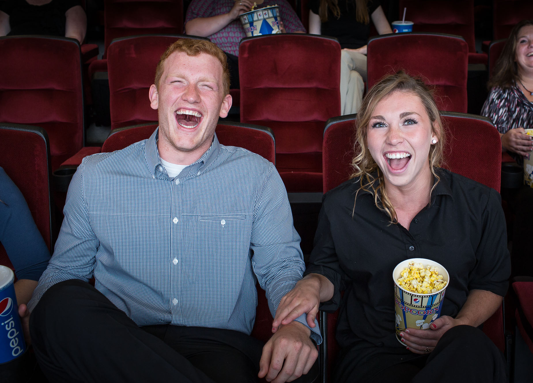A Couple at Movies by Lifestyle Photographer Based in Atlanta